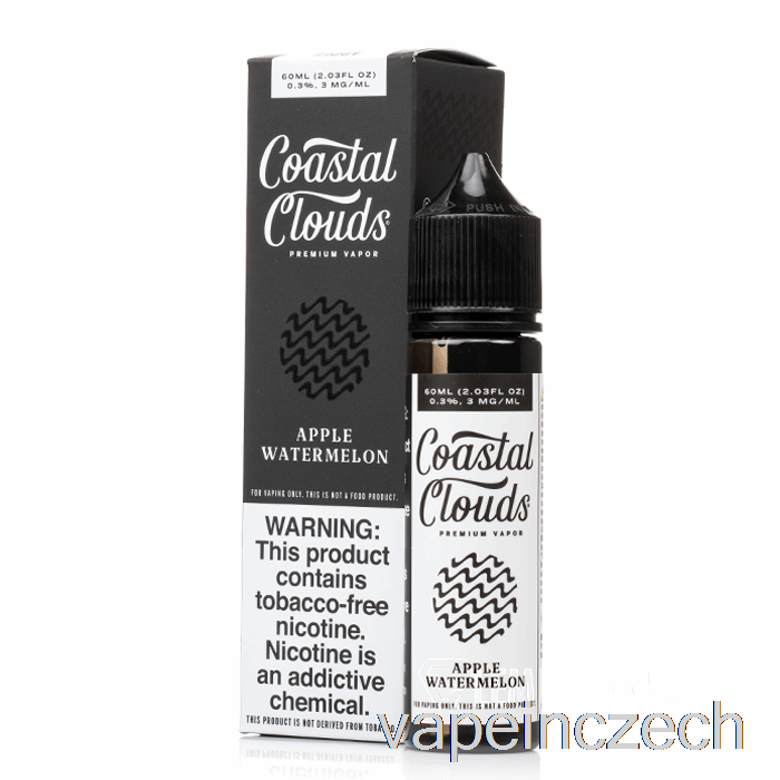 Jablko Meloun - Pobřežní Mraky Co. - 60 Ml 3 Mg Vape Pera